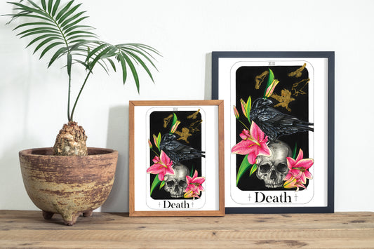 Imperfectly Perfect "Death" Tarot Card (50% off, slight damage)