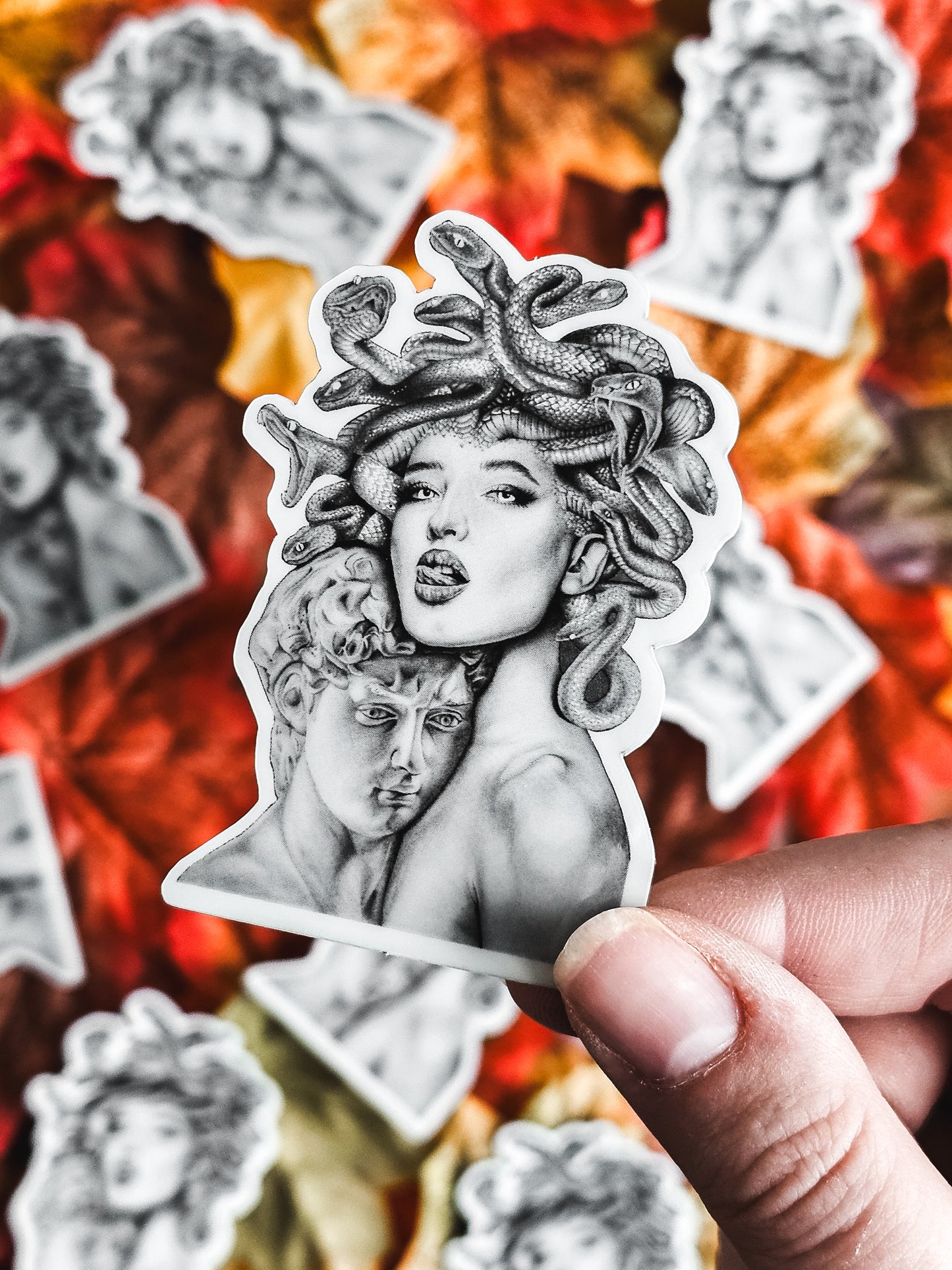 Medusa II Sticker (4.8 x 7cm)