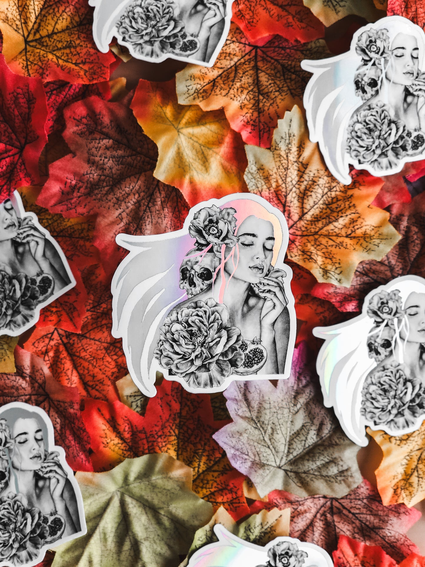 Persephone Queen of the Underworld Sticker (6.4 x 7cm)