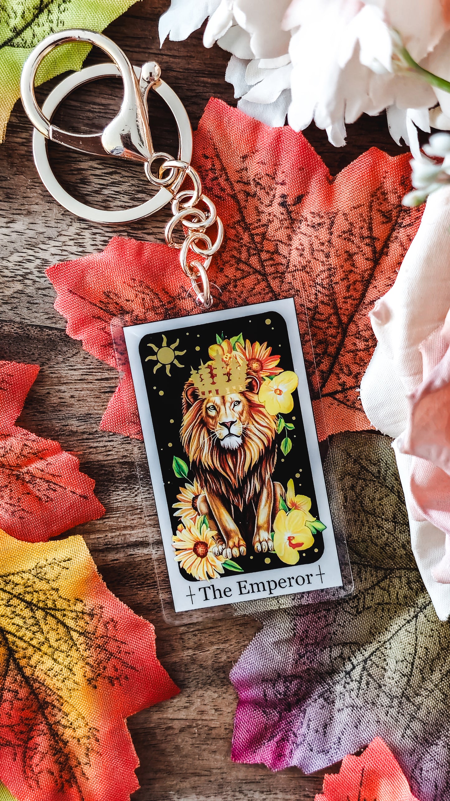 "The Empress and The Emperor" Tarot Keyring