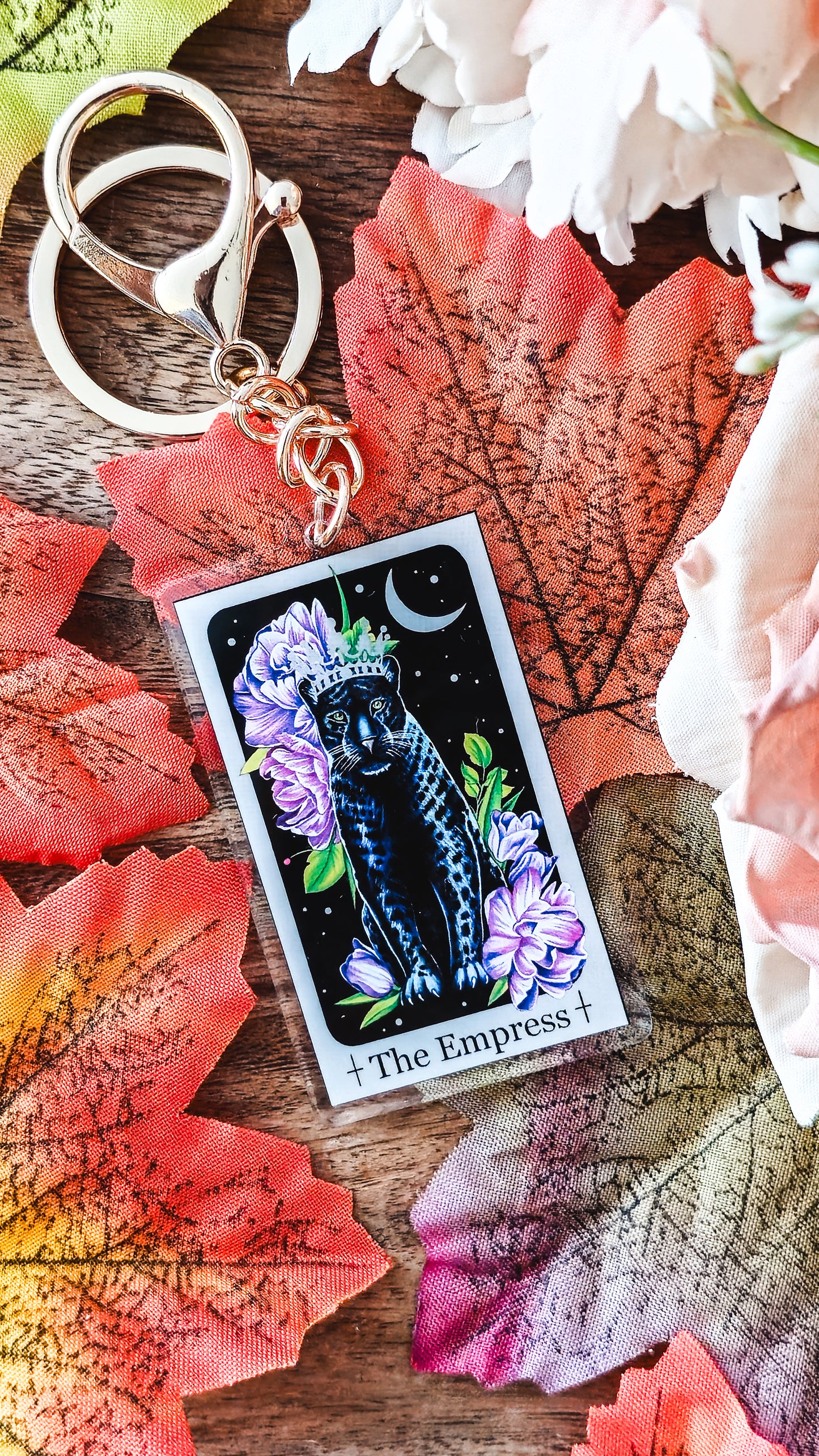 "The Empress and The Emperor" Tarot Keyring