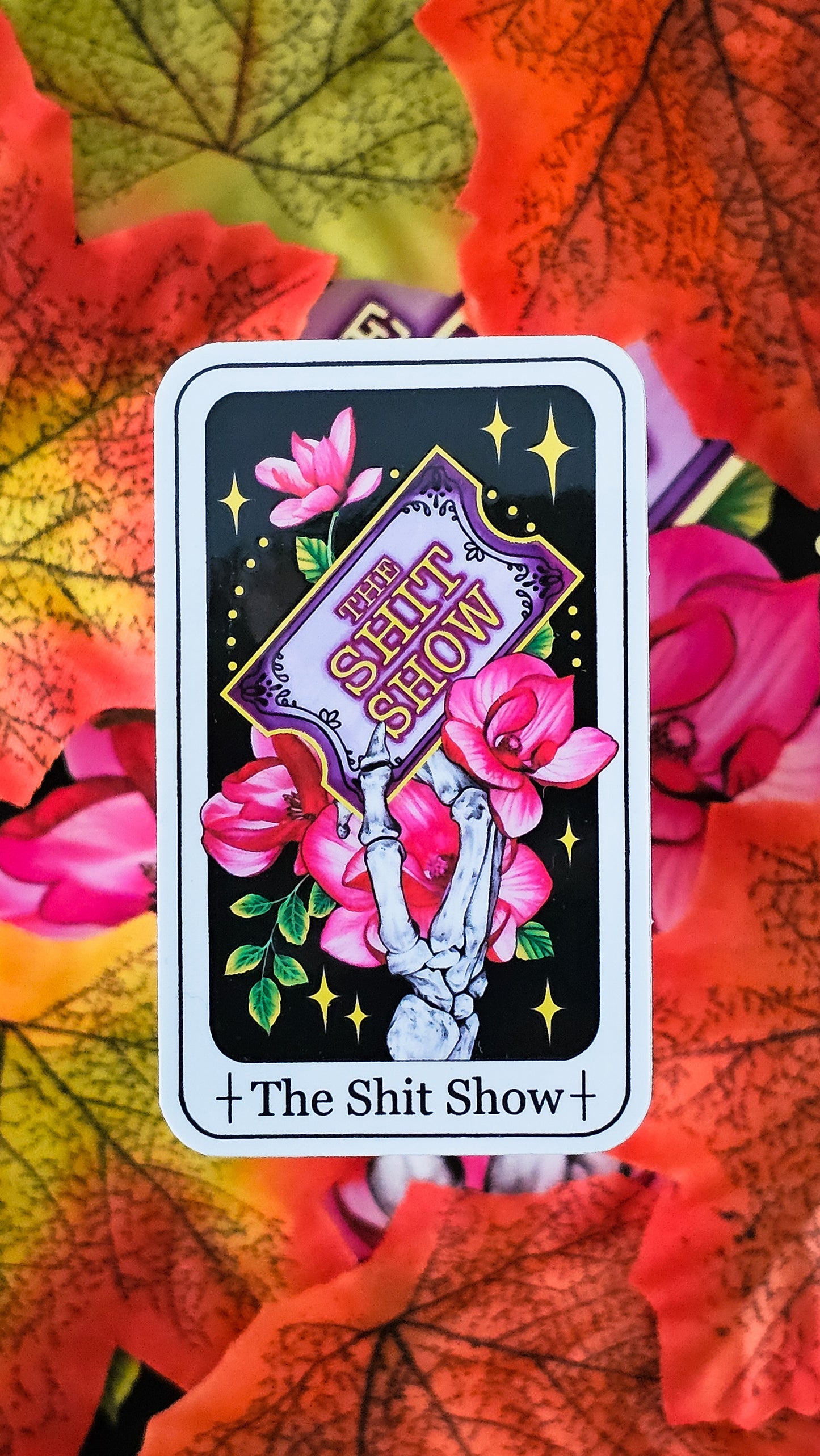 The Shit Show Tarot Sticker