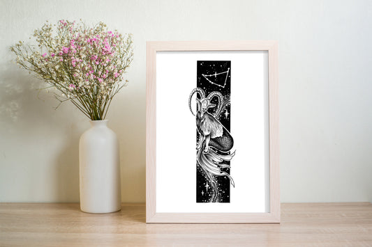 Capricorn Constellation Print (A5 - 5.8" x 8.3")