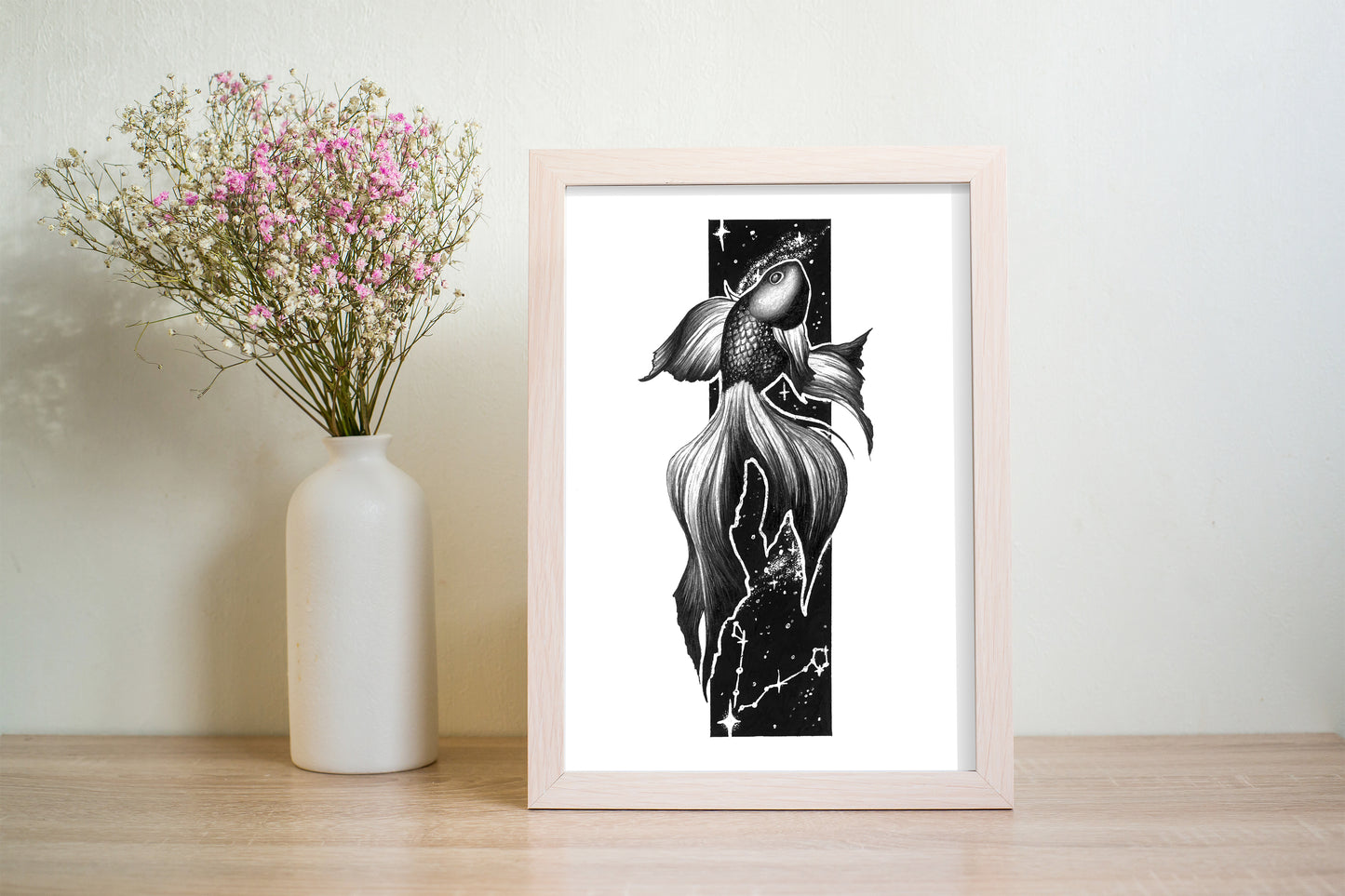 Pisces Constellation Prints (2 x A5 - 5.8" x 8.3")