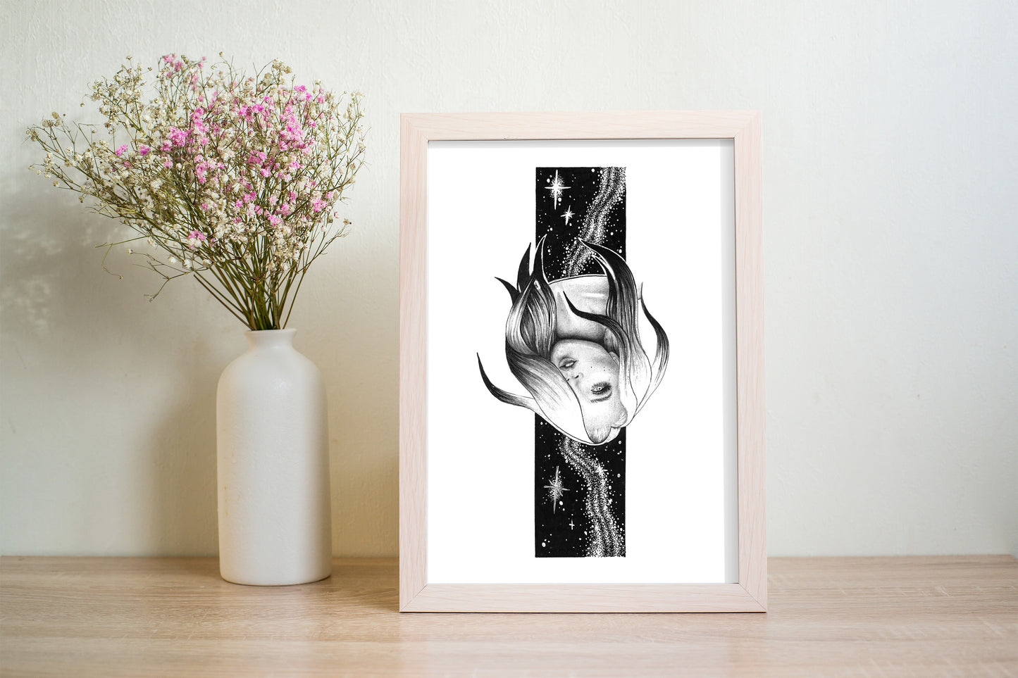 Gemini Constellation Print ( A5 - 5.8" x 8.3")