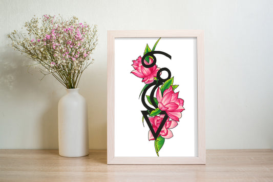 Cancer Zodiac Sign Print (A6 - 4 x 6 Inches)