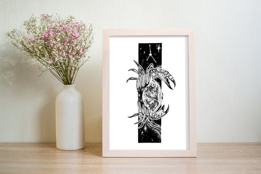 Cancer Constellation Print (A5 - 5.8" x 8.3")