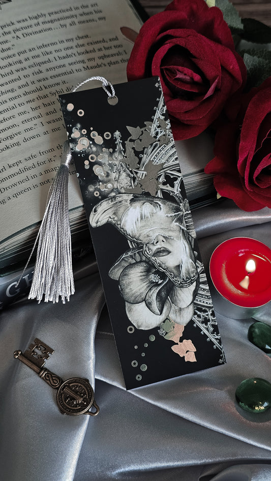 "Godless & Divine" Bookmark (Silver foil)