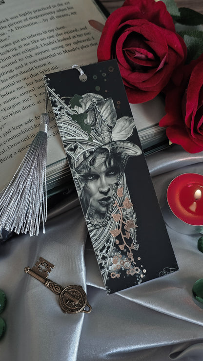 "Godless & Divine" Bookmark (Silver foil)
