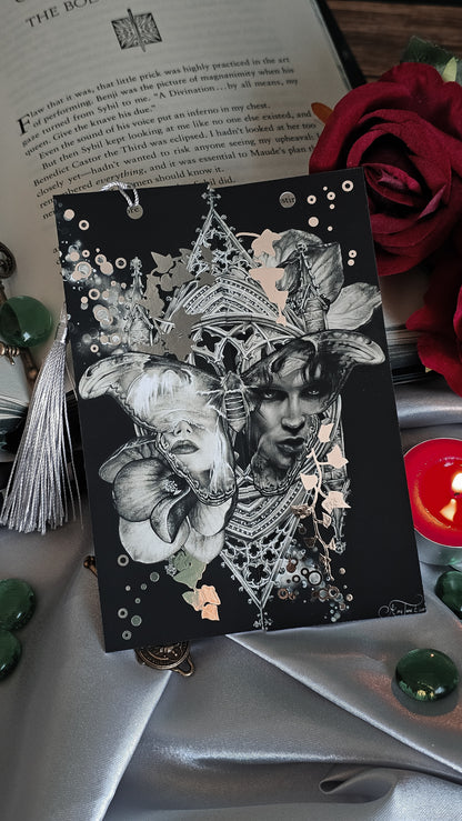 "Godless & Divine" Bookmark (Silver foil)