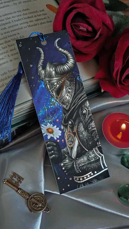 "The Gentle Knight" Bookmark (Silver foil)
