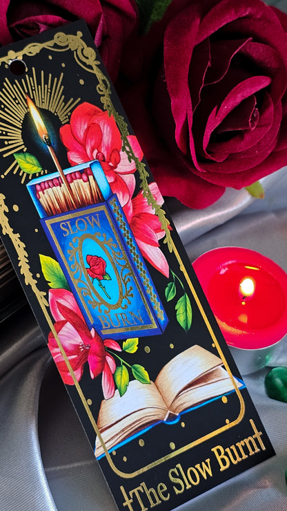 "The Slow Burn" Tarot Bookmark (Gold foil)