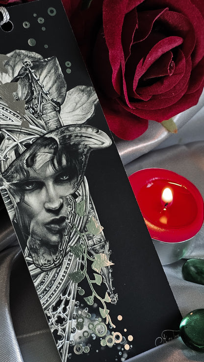 "Godless & Divine" Bookmark (Silver foil)