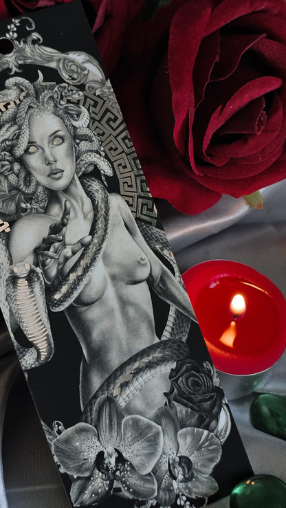 "Medusa" Bookmark (Silver foil)