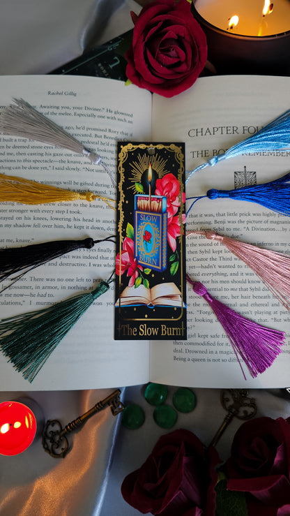 "The Slow Burn" Tarot Bookmark (Gold foil)