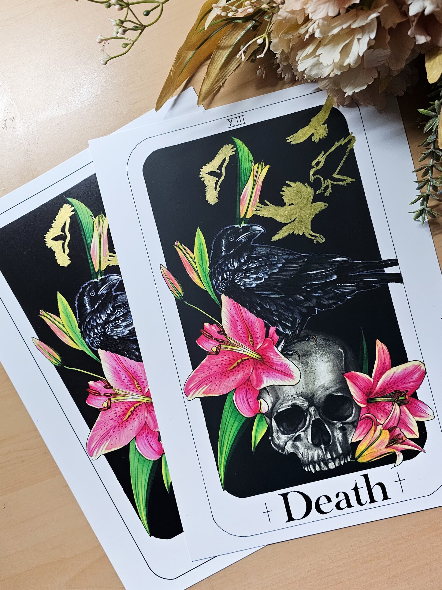 Imperfectly Perfect "Death" Tarot Card (50% off, Different paper)