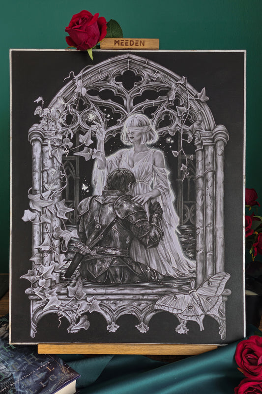 "The Knight and the Moth" Original Drawing