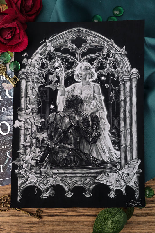 PRE-ORDER "The Knight and the Moth" Print