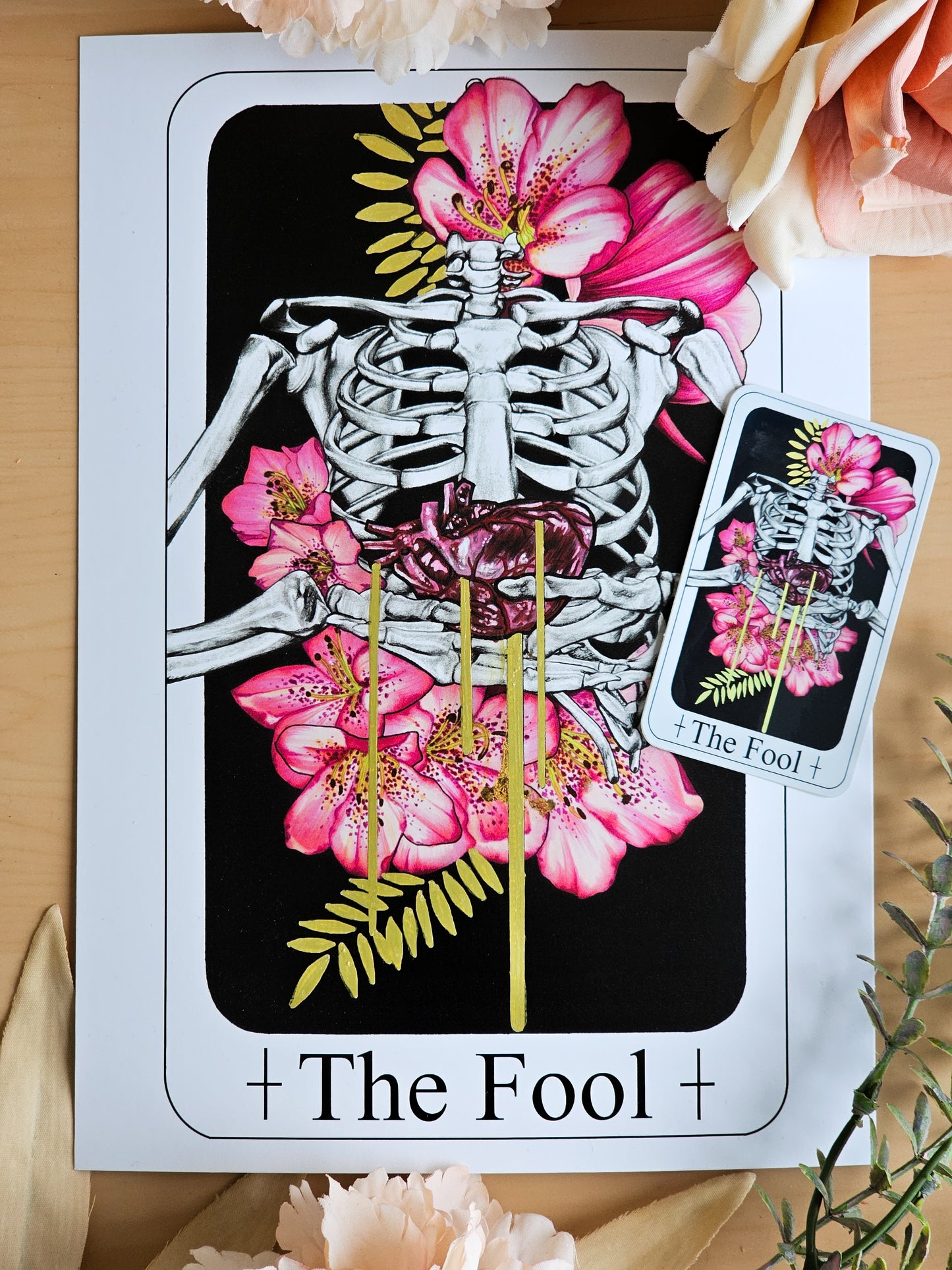The Fool Tarot Sticker (4.2 x 7cm)