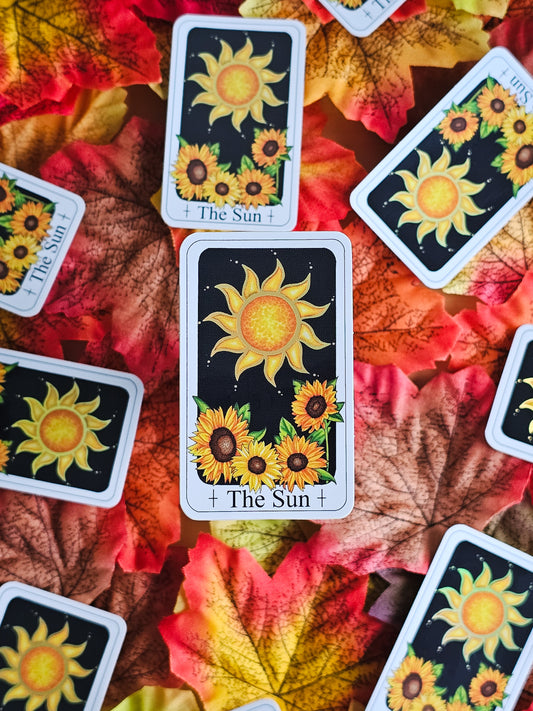The Sun Tarot Sticker (4.2 x 7cm)