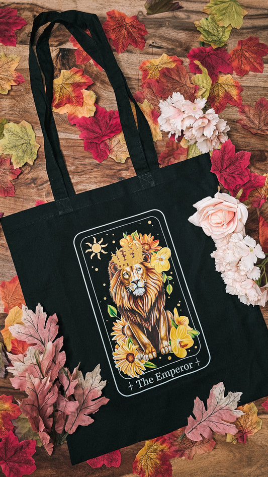 "The Emperor" Tarot Tote Bag
