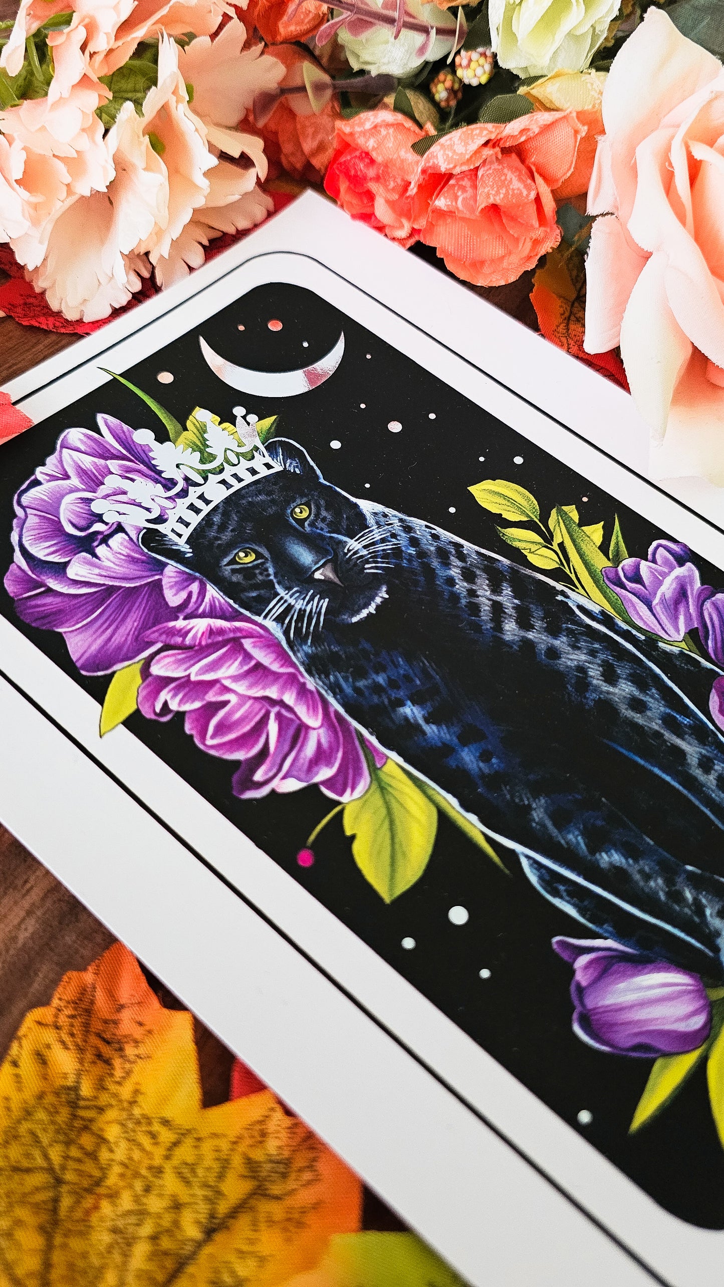 "The Empress" Tarot Card Silver Foil Print