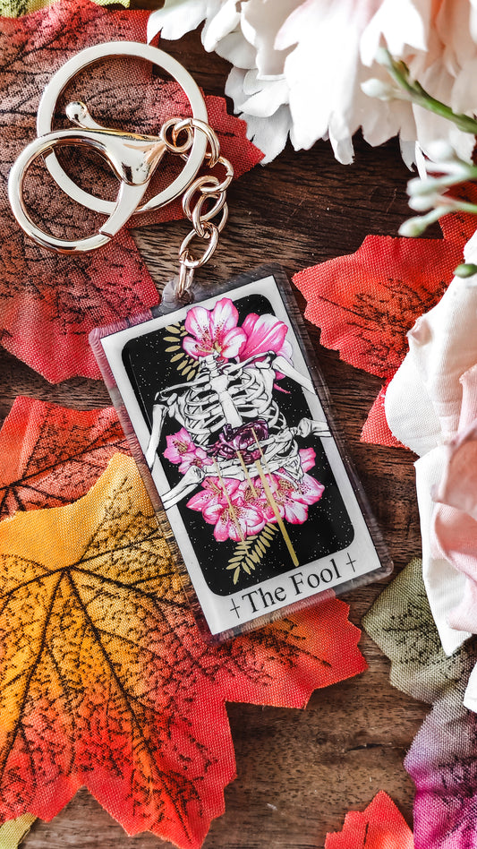 "The Fool" Tarot Keyring