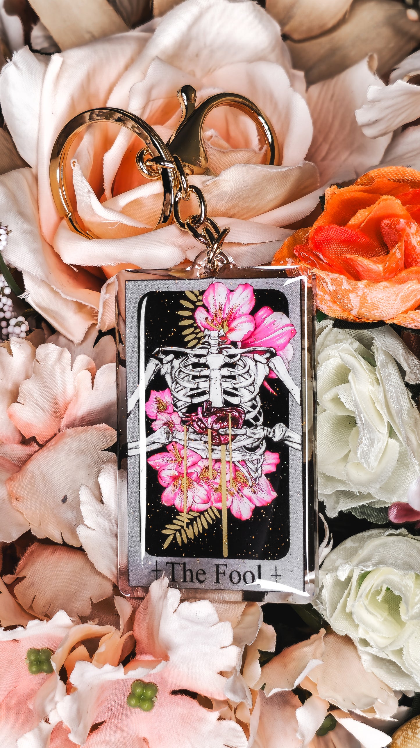 "The Fool" Tarot Keyring