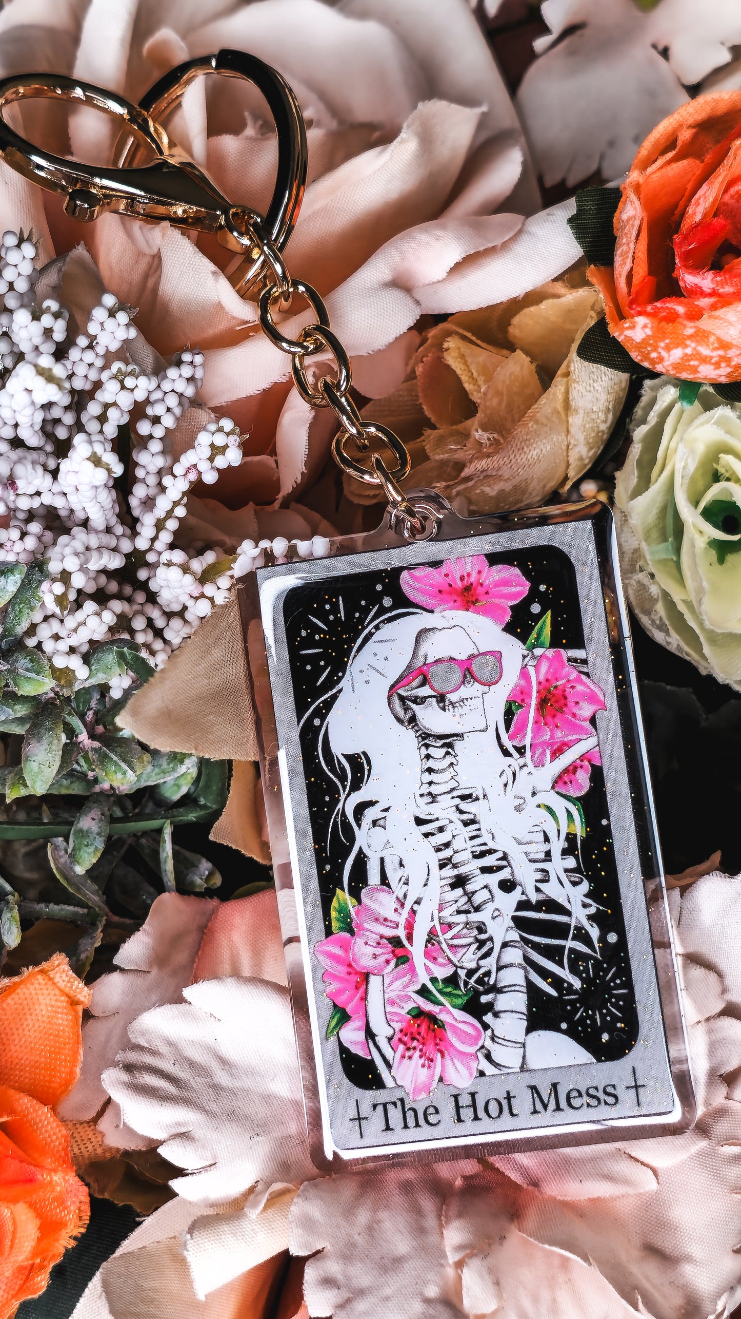 "The Hot Mess" Tarot Keyring