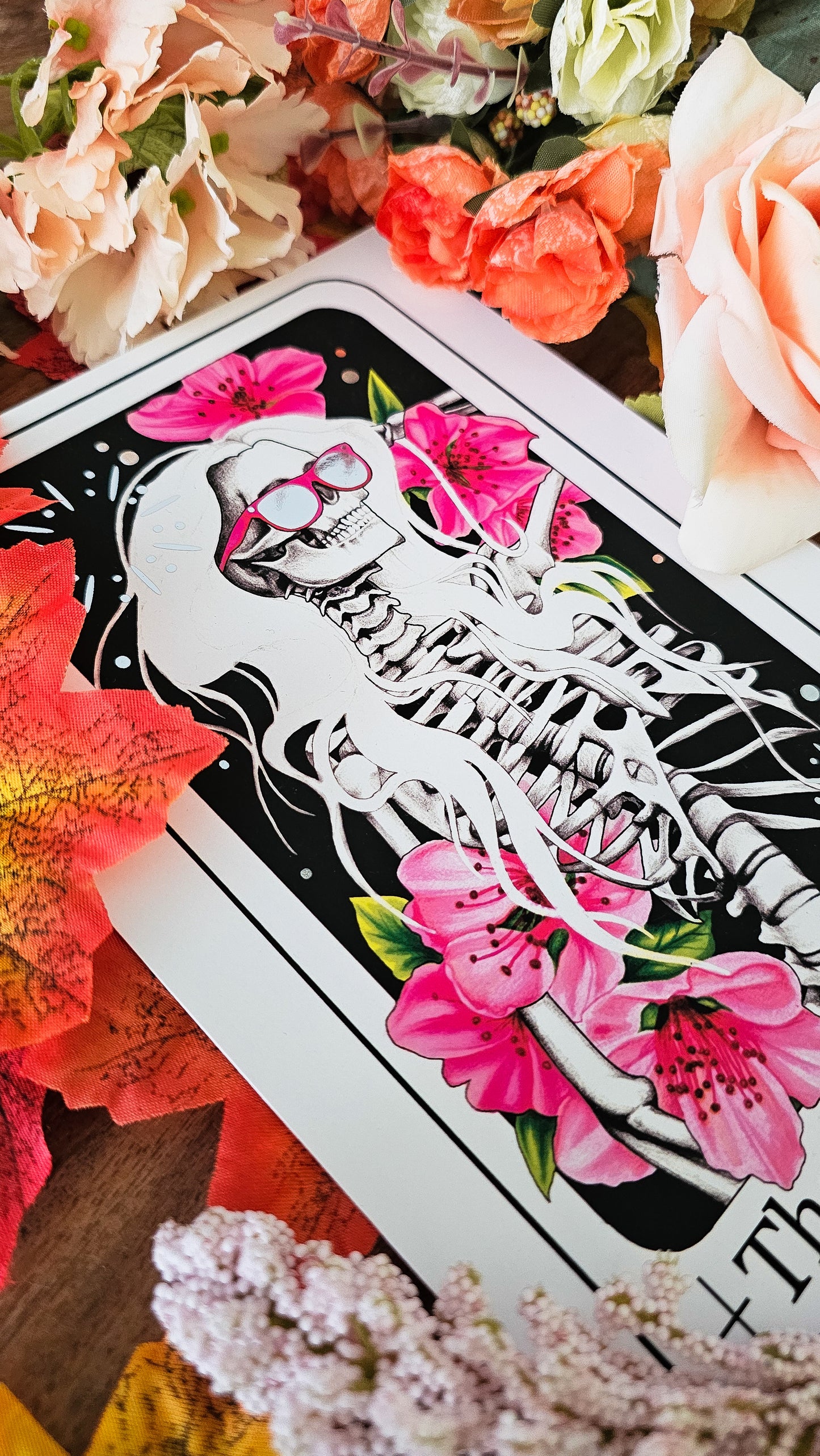 "The Hot Mess" Tarot Card Silver Foil Print