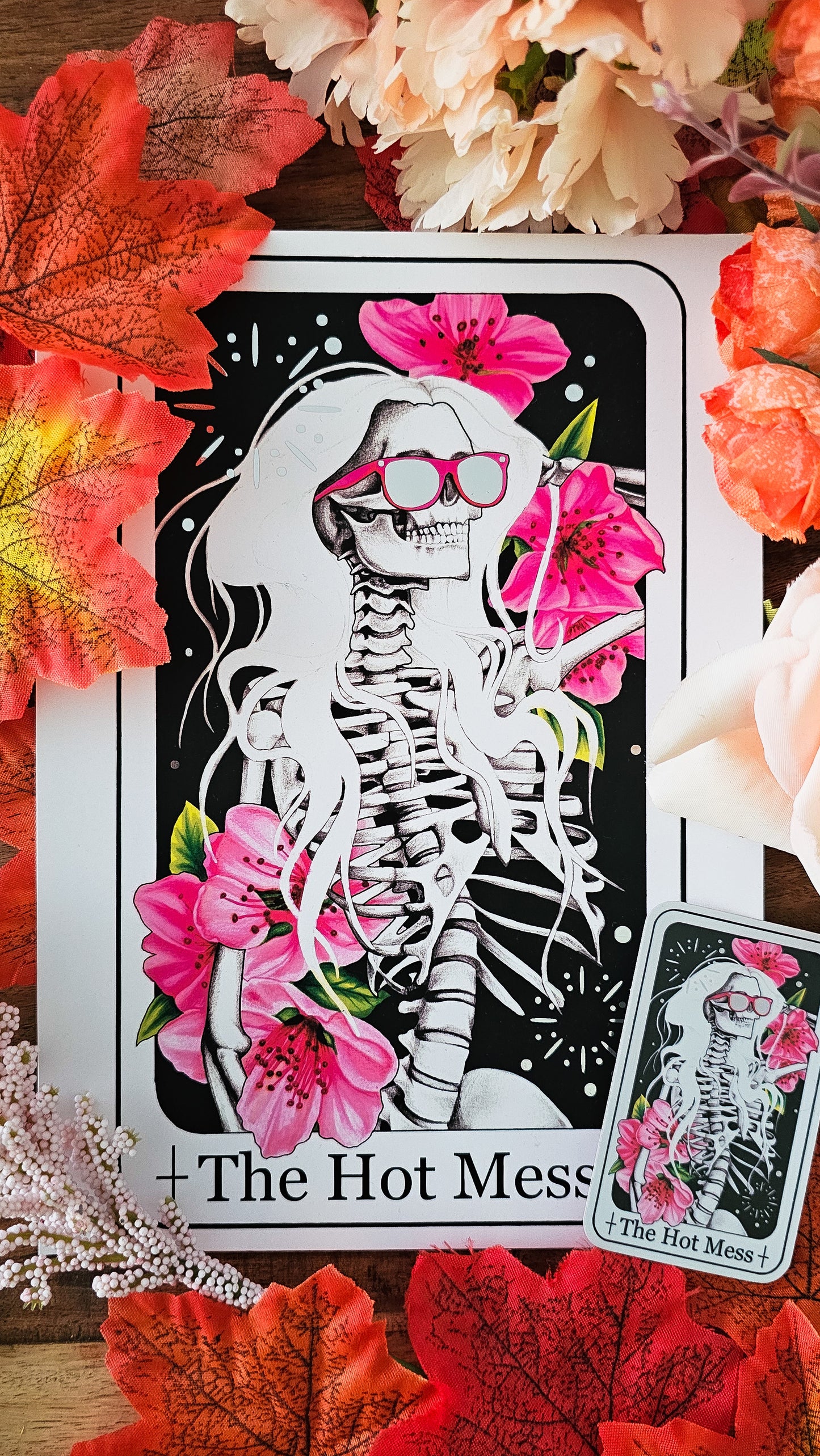 The Hot Mess Tarot Sticker