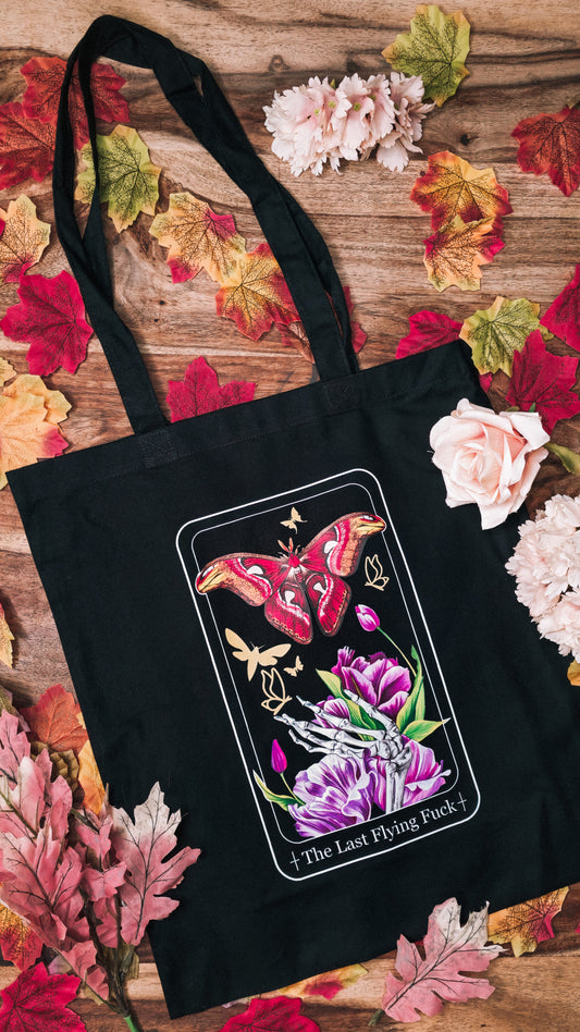 "The Last Flying Fuck" Tarot Tote Bag