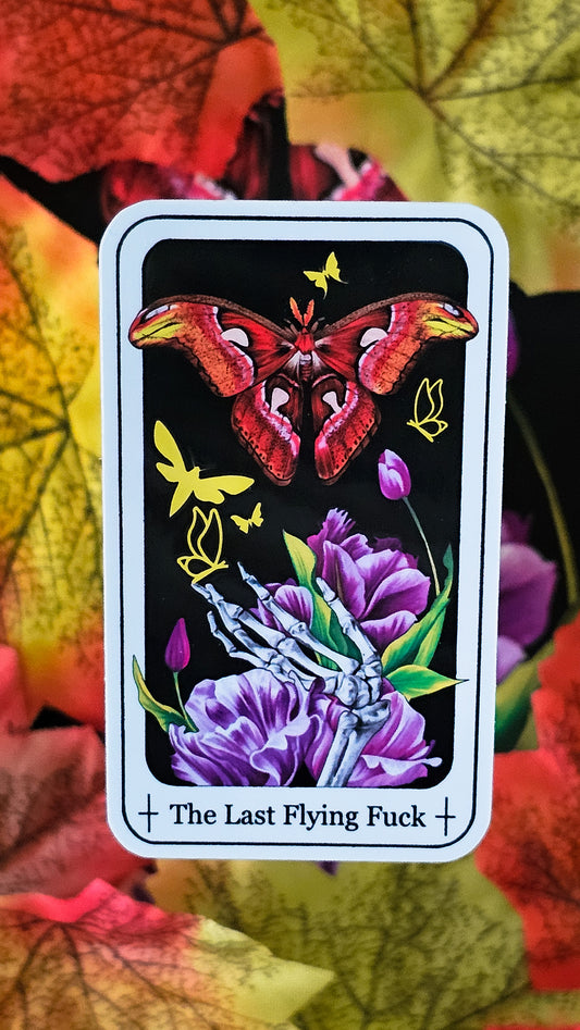 The Last Flying Fuck Tarot Sticker