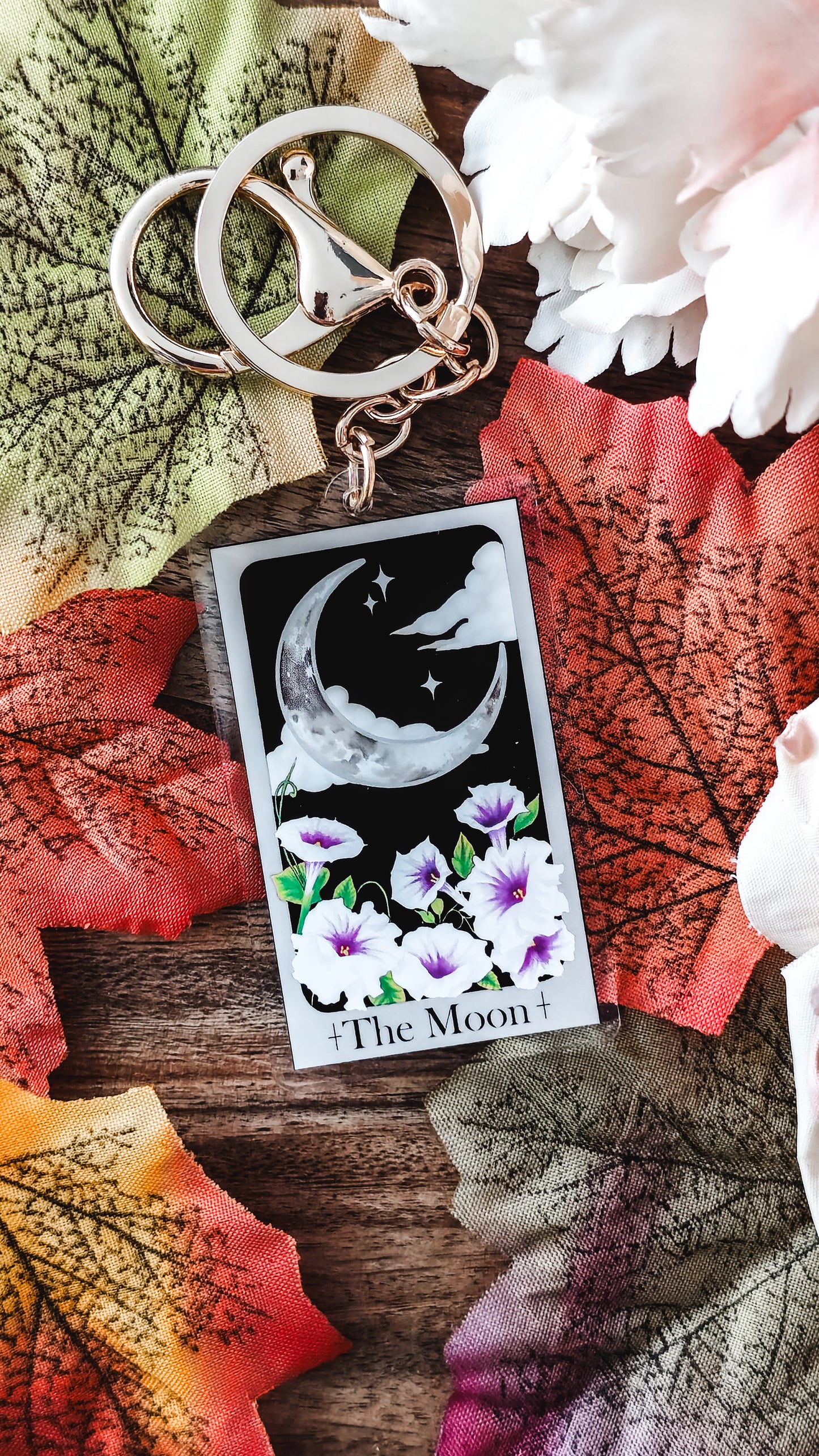 "The Sun and The Moon" Tarot Keyring