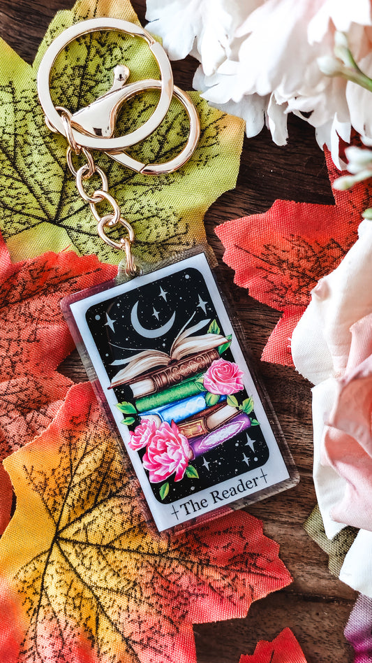 "The Reader" Tarot Keyring