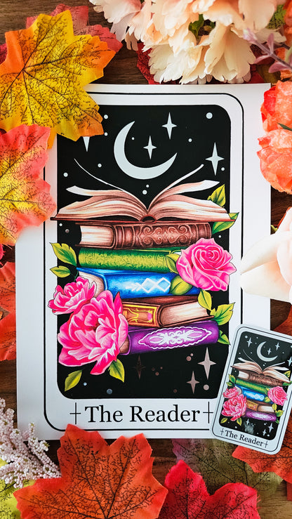 The Reader Tarot Sticker