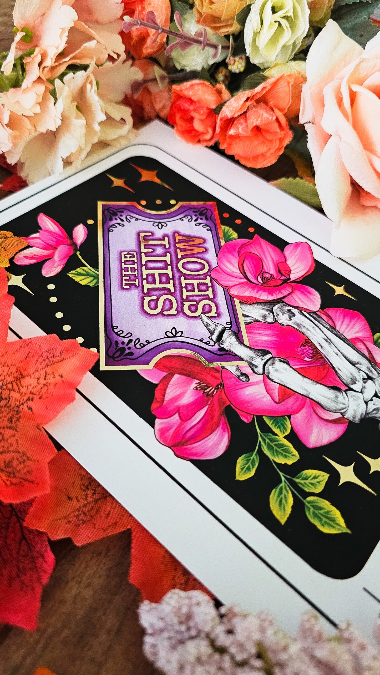 "The Shit Show" Tarot Card Gold Foil Print