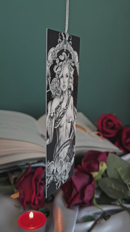 "Medusa" Bookmark (Silver foil)